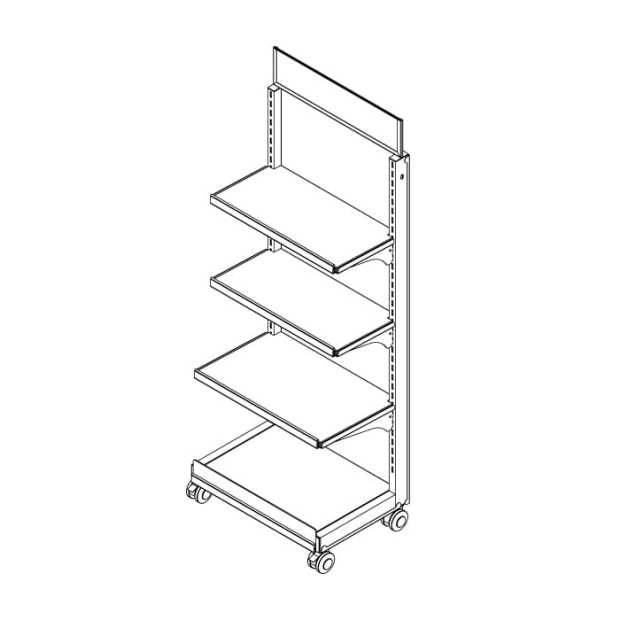 Movable Gondola Shelving with 4-Layer Display Shelving-7.jpg