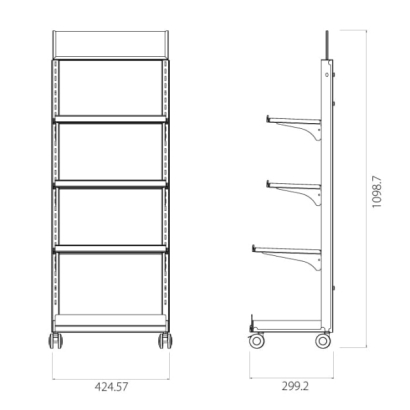 Movable Gondola Shelving with 4-Layer Display Shelving-8.jpg