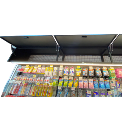 Grocery Store Display Magnetic Cabinet with shelves _2_.png